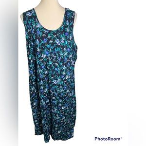 Vintage 90s Floral Maxi Dress